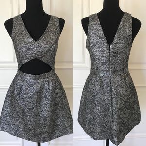 Topshop | Metallic Party Dress